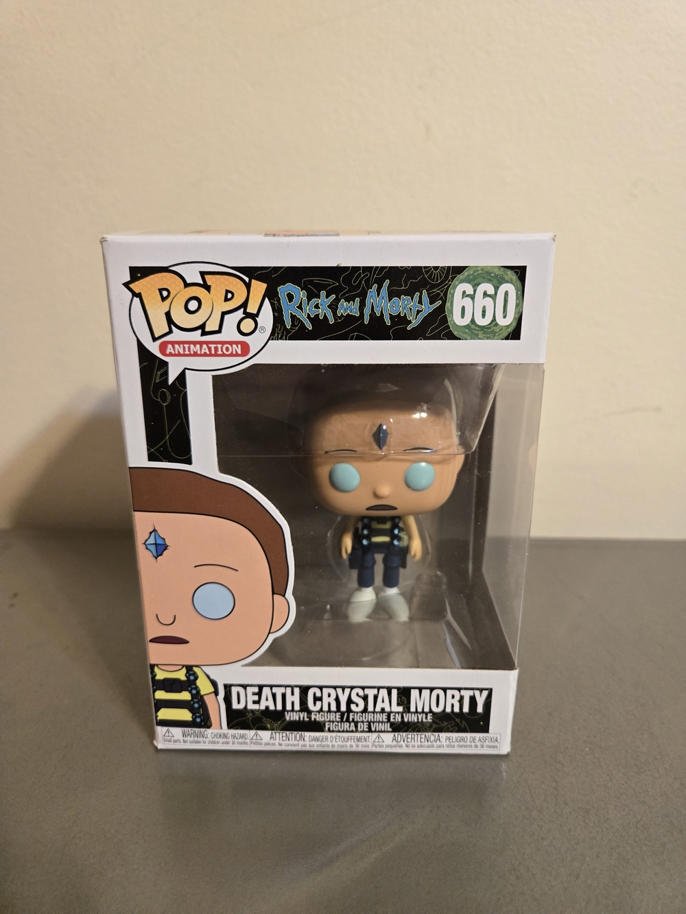Funko Pop Animation Rick and Morty Death Crystal Morty Collectible Figure #660